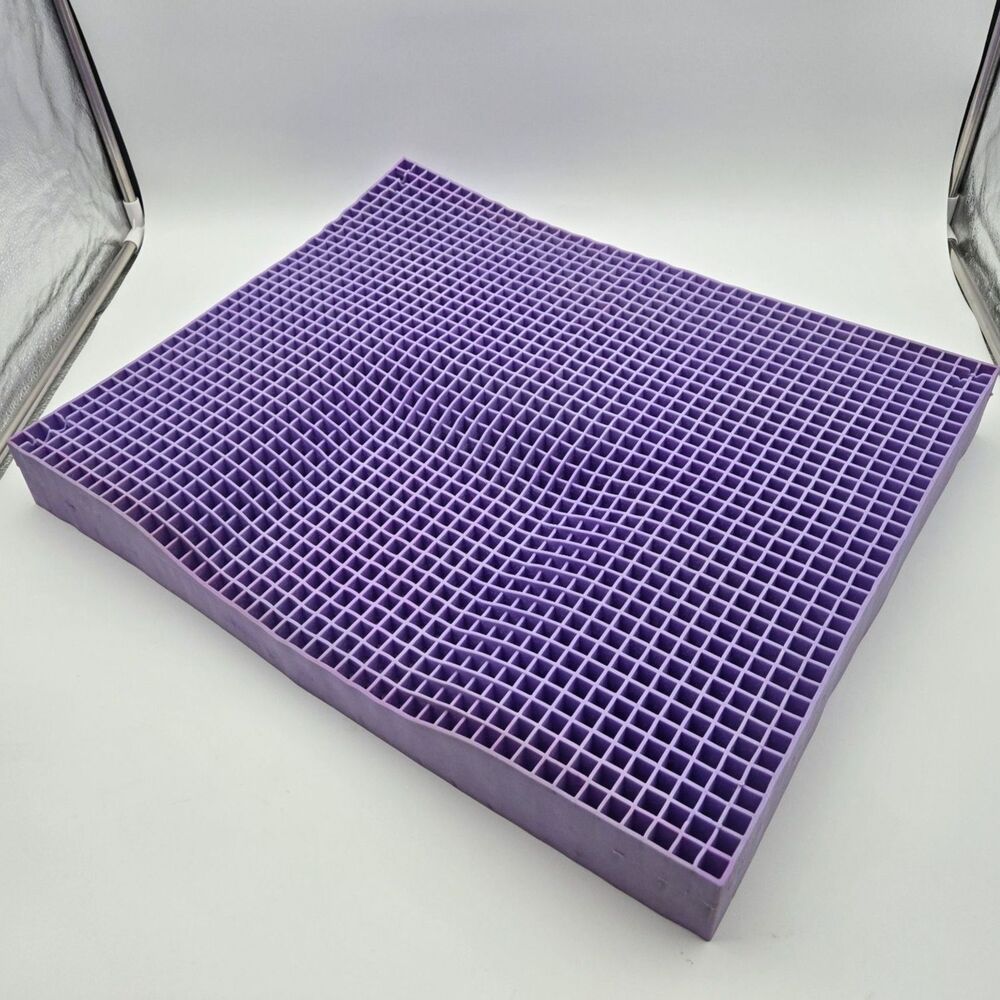 Purple Ultimate Seat Cushion - Large 2.5 Inch Gel Seat Cushion with Cover